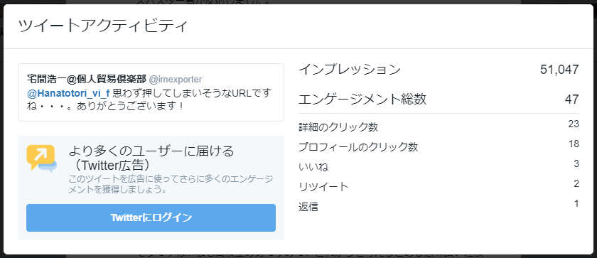 ツイッターのインプレッションを増やしてブログを露出する方法 宅間浩一のブログ